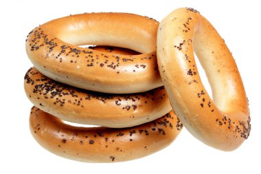 Simit beyaz poppy ile
