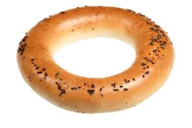Simit beyaz poppy ile