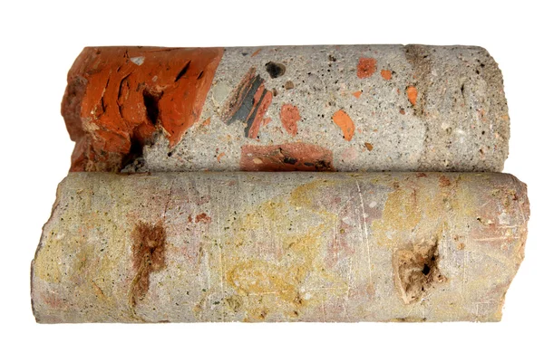 Well core from the base of the ancient building — Stock Photo, Image