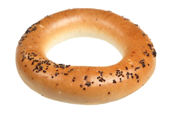 A fehér mák bagel — Stock Fotó