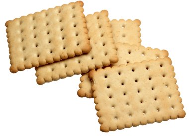 Beyaz bir arka plan üzerinde geminin bisküvi