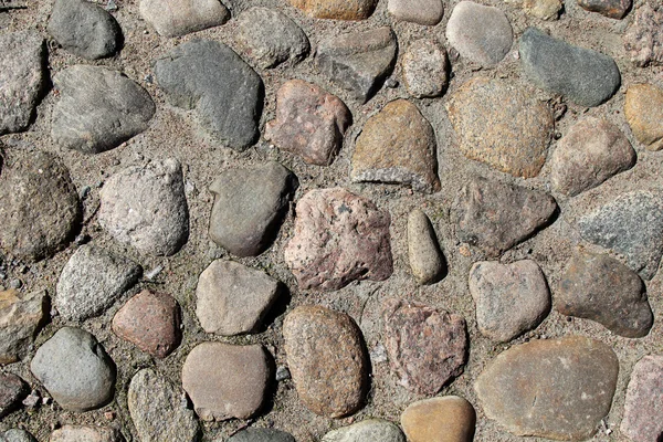 Cobblestone stone road — Stock Photo, Image