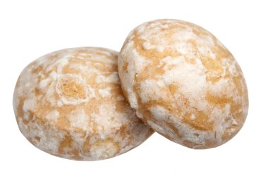 gingerbreads beyaz bir arka plan üzerinde