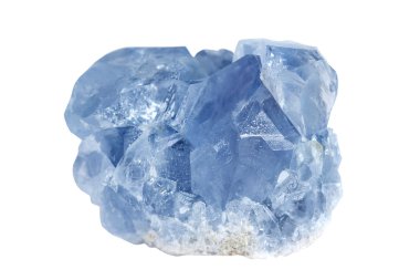 Bir beyaz mineral Tselestin