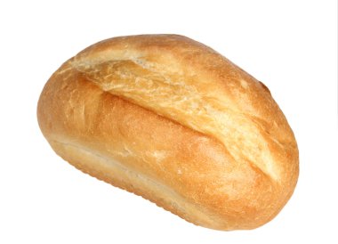 Beyaz bir arka plan üzerinde rulo