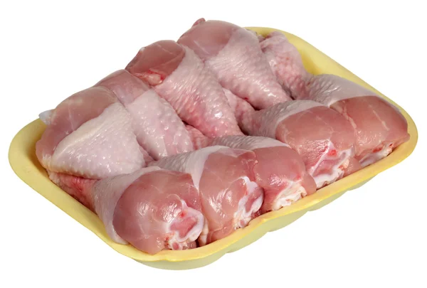 Piernas de pollo sobre un soporte — Foto de Stock