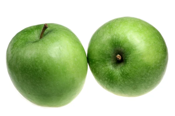 Apfel auf weißem Hintergrund — Stockfoto