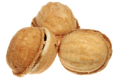 beyaz arkaplanda pasta