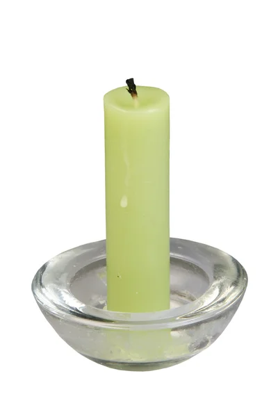 蜡烛绿色 — 图库照片