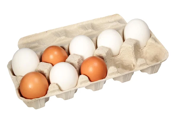 Αυγά σε κουτί — Φωτογραφία Αρχείου