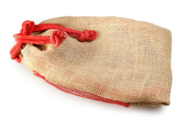Льняная сумка — стоковое фото