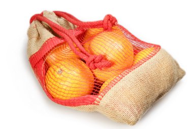naranjas en una bolsa