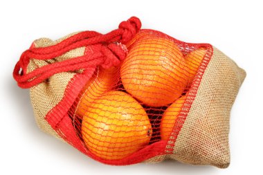 naranjas en una bolsa