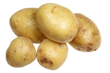 Patates izole