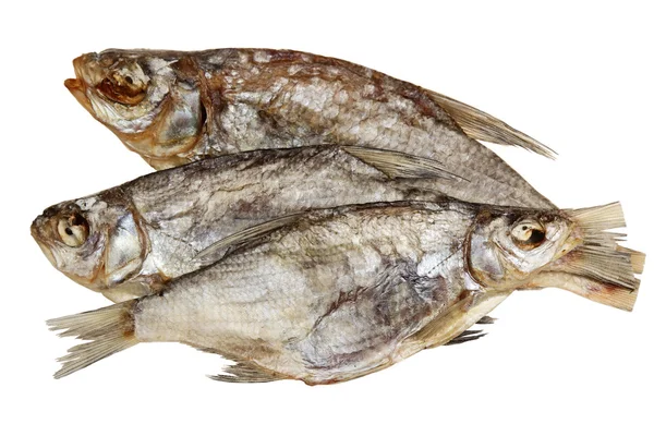 Dried fish ram on a white background — Stock Photo, Image