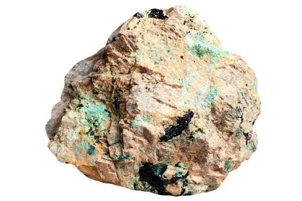 Koperen mineralen - lazuriet azurite, Malachiet — Stockfoto