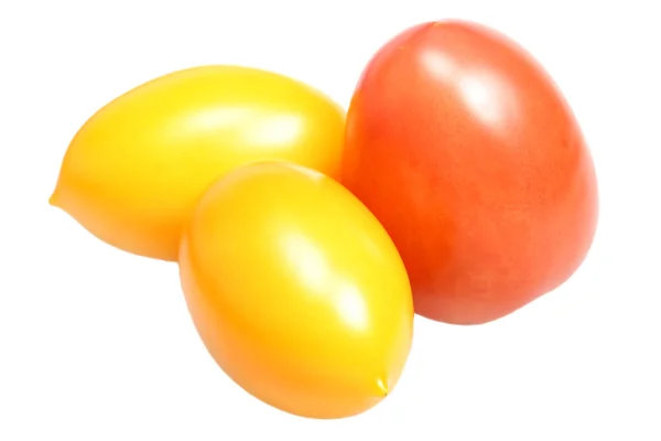 Fresh tomato on a white background — Stock Photo, Image
