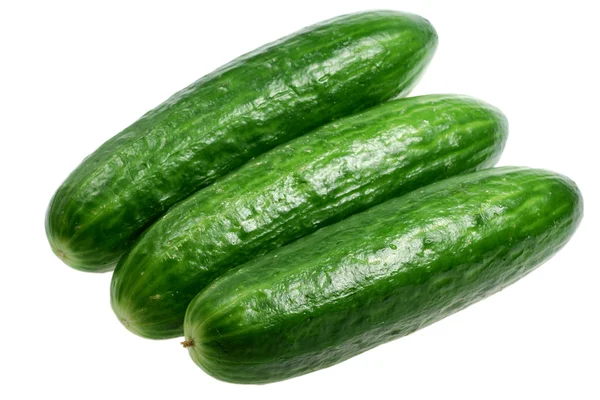 Cucumbers on a white background — Stock Photo, Image