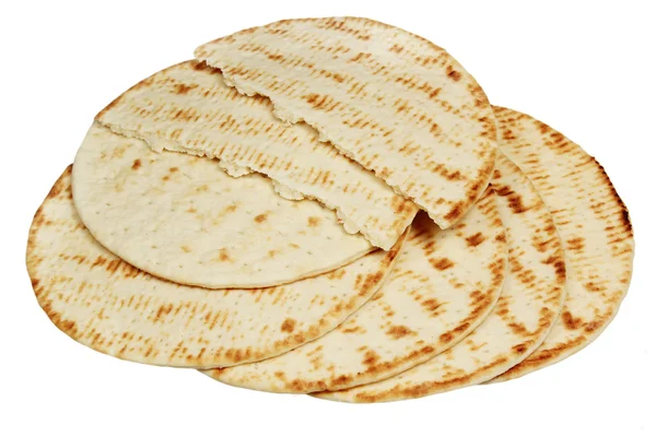 Pannenkoeken op een witte achtergrond — Stockfoto