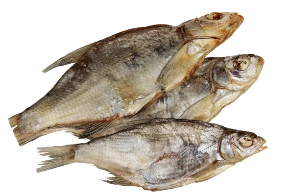 Dried fish ram on a white background — Stock Photo, Image