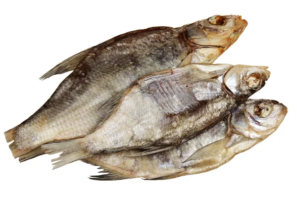 Dried fish ram on a white background — Stock Photo, Image