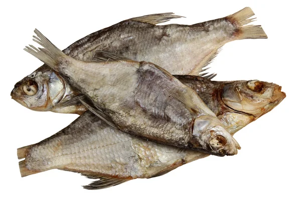 Dried fish ram on a white background — Stock Photo, Image