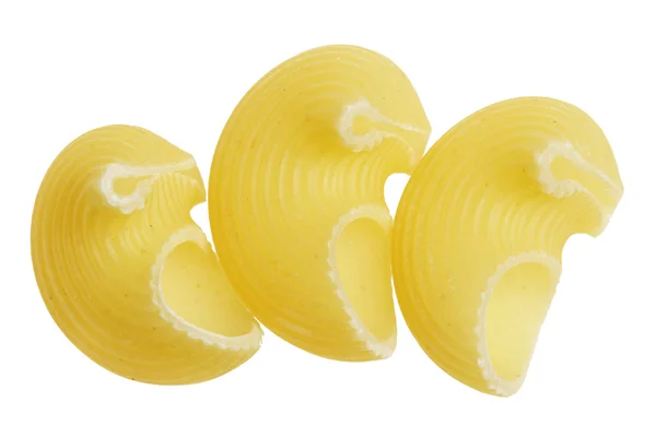 Dry macaroni on a white background — Stock Photo, Image