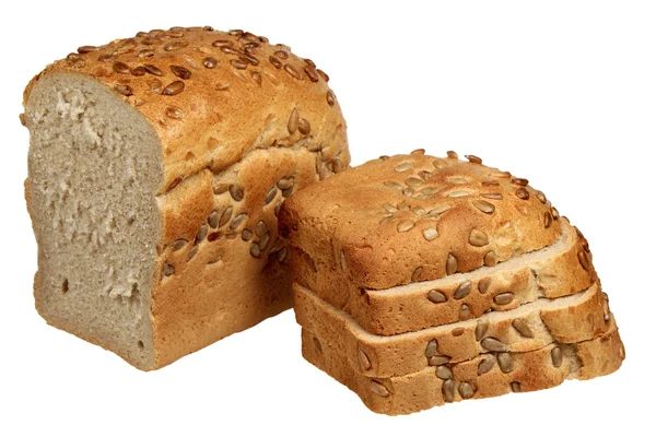 Bread on a white background — Stock Photo, Image