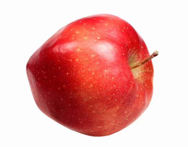 Manzana sobre un fondo blanco — Foto de Stock