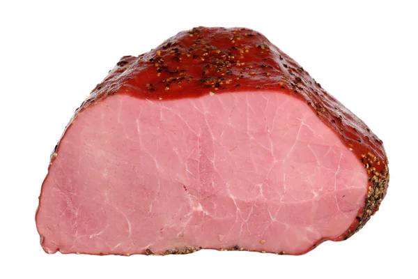 Bit nötkött på vit bakgrund — Stockfoto