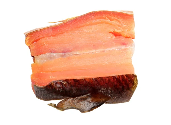 层的驼背大马哈鱼在白色背景上的鱼 — 图库照片