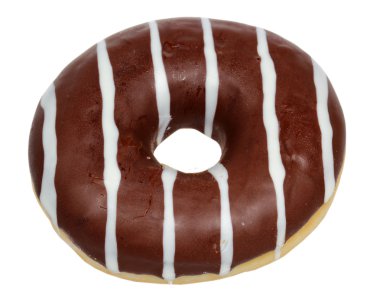 Beyaz arkaplanda donut