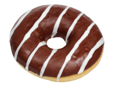 Beyaz arkaplanda donut