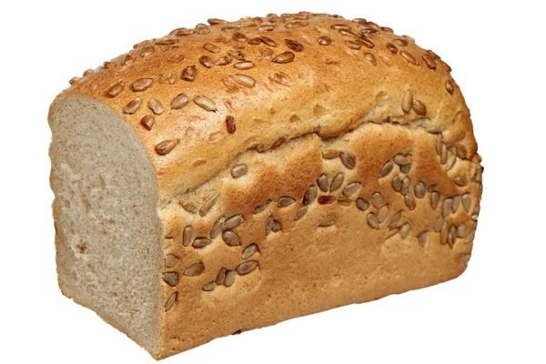 Bread on a white background — Stock Photo, Image