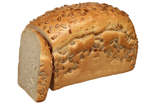 Pane su sfondo bianco — Foto Stock