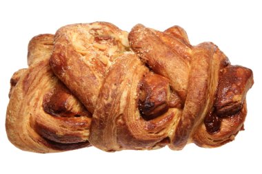 Beyaz bir arka plan üzerinde rulo