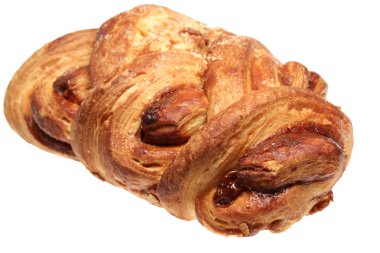 Beyaz bir arka plan üzerinde rulo