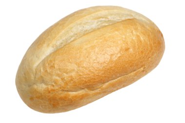 Beyaz bir arka plan üzerinde rulo