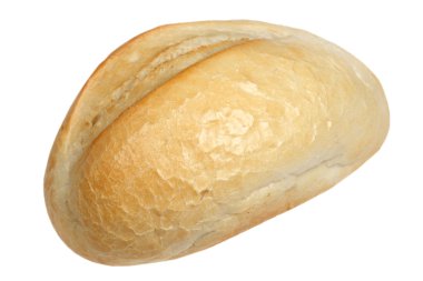 Beyaz bir arka plan üzerinde rulo