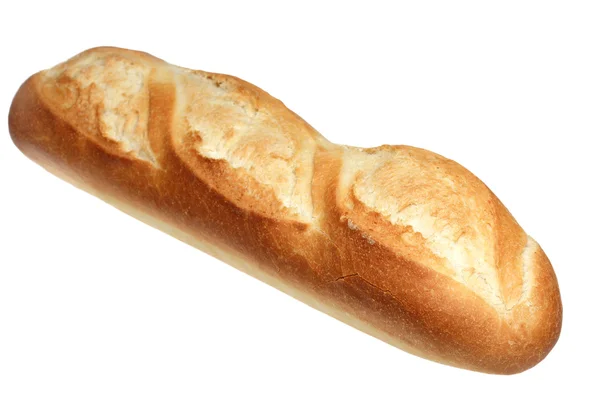 Mini baguette, egy fehér háttér — Stock Fotó