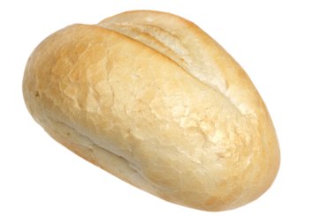 Beyaz bir arka plan üzerinde rulo