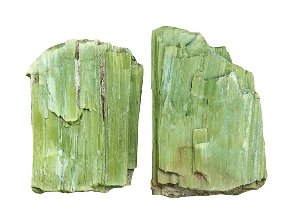 Crystal green  actinolite — Stock Photo, Image