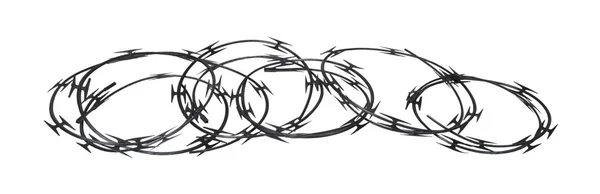 Coils of Razor Wire — Stock Photo, Image
