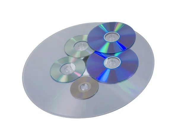 Différentes tailles et formats de disques — Photo