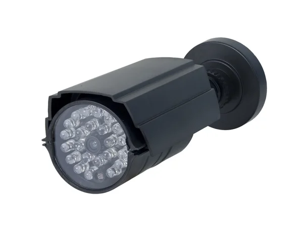 Long Black Security Camera — Stock Photo, Image