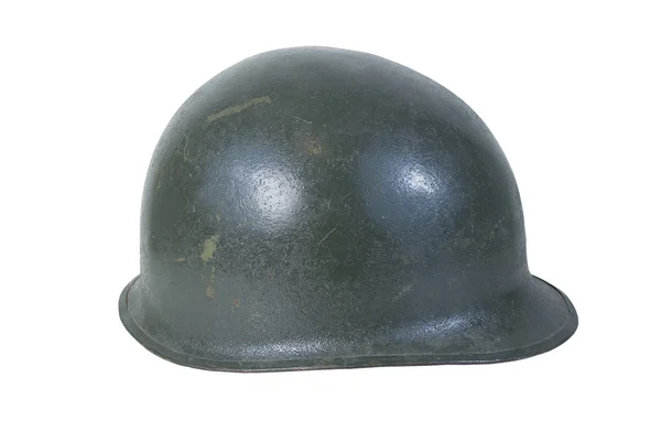 Використовується Vintage військових шолом — стокове фото