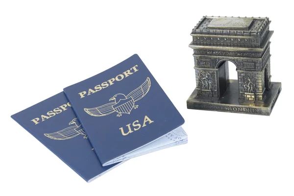 Arco del Triunfo y Pasaportes — Foto de Stock