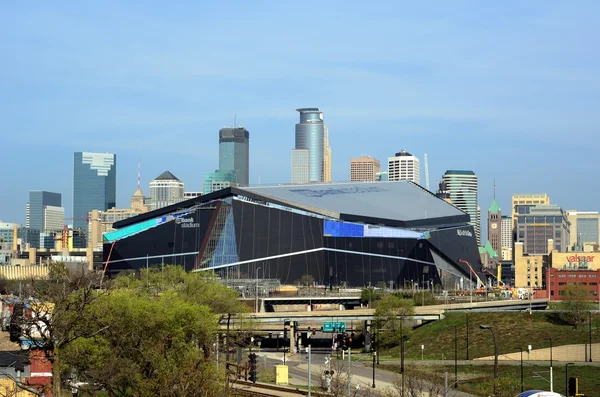 Minnesota Vikings oss Bank Stadium i Minneapolis — Stockfoto