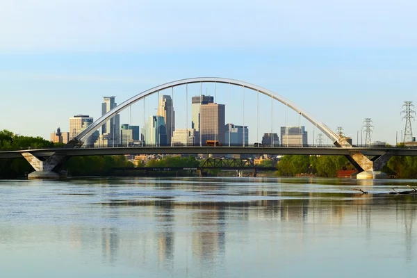 Lowry Avenue Bridge a Minneapolis — Foto Stock