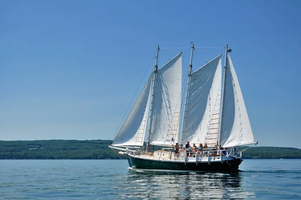 Schooner yelkenli yelken — Stok fotoğraf